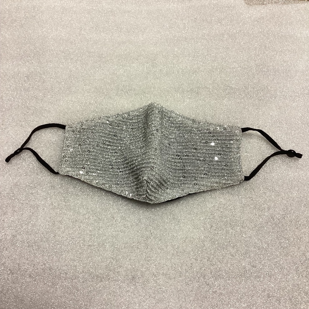 $5 Bundled * Silver Sequins Face Mask * NEW